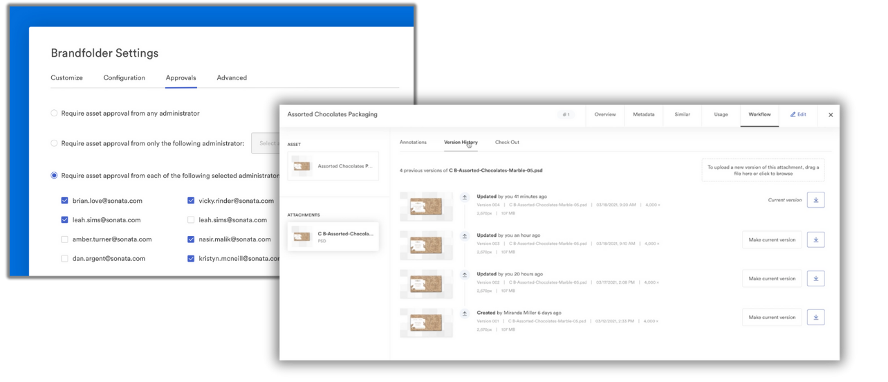 Version Control and Approval Workflows